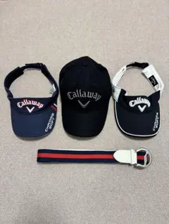 Callaway キャロウェイ　キャップ バイザー ベルト4点セット