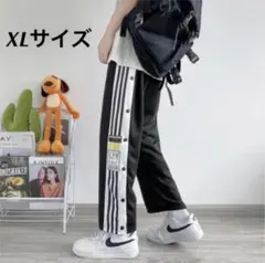 【新品】スケボー　ラインパンツ　トラックパンツ　ストリート　サイドライン XL