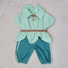 【美品 完売商品】ピーターパン 90 ハロウィン 子供服 セットアップ