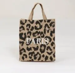 MAISON BENGAL ヒョウ柄トートバッグ PARISのサムネイル