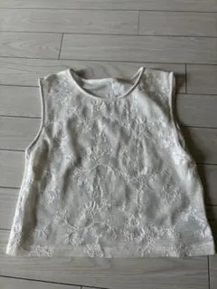 ホワイトノースリーブ Lサイズ