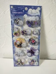 ♡ シマエナガ ♡ スパンコールパーティー シール