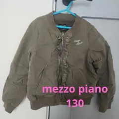 mezzo piano カーキジャケット