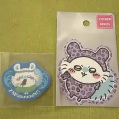ちいかわ モモンガ ステッカー ヒョウ柄なみんな グミ