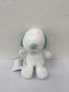 SNOOPY マスコット　ふわっとカラフル スヌーピー グリーン　プライズ品のサムネイル
