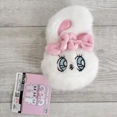 エスターバニー フェイスミニポーチ 白