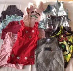 ⑬女の子 110 秋冬物 長袖 メゾピアノあり