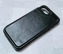 シンプル 背面手帳型 iPhone16e 用 ケース カード入れ ブラック