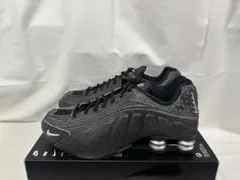 nike shox r4 qs black 275 ブラック ショックス レザー