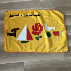 クレパス柄ブランケット