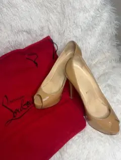 【セール】Christian Louboutin オープントゥ パンプスルブタン