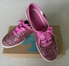 Kate spade Keds コラボ スニーカー グリッター 24cm