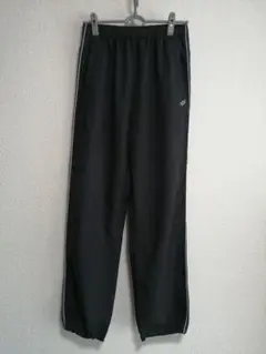 MIZUNO SUPERSTAR 黒色 サイドライン トラックパンツ Oサイズ