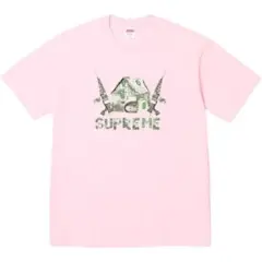 新品 Supreme ピンク グラフィックTシャツ Lサイズ