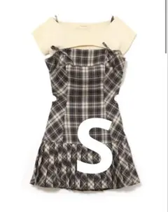 andmary Karen check mini dress Sサイズ - メルカリ