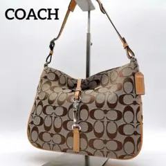 【コーチ】ワンショルダーバッグ ホーボー ジャッキー シグネチャー キャンバス