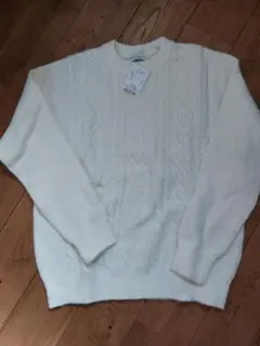 earth music & ecology ケーブルニットセーター M