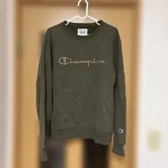 Champion オリーブ スウェット Lサイズ