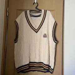 SPOC STORE ニットベスト　アイボリー　L