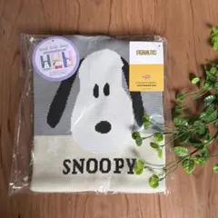 スヌーピー　ニットトートバッグ　Sサイズ