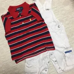 ラルフローレン☆ポロシャツ☆ショートオール☆70cmくらい