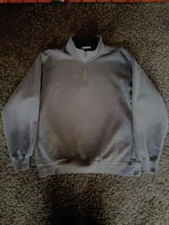 GU ハーフジップ　黒　Lサイズ