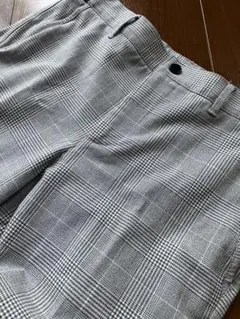 ZARA チェック柄スラックス サイズS 美品　ストレッチ
