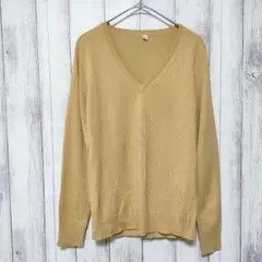 UNIQLO ユニクロ (M)　アクリル Vネックセーター