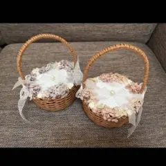 リングピロー　2個セット　結婚式　ペア