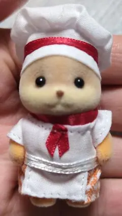 シルバニア　森のキッチン　キャラメルイヌの赤ちゃん