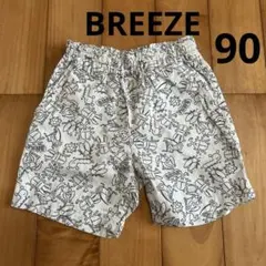 【BREEZE 】ベビー　昆虫柄　ハーフパンツ. 90