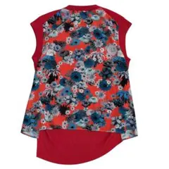 Paul Smith PS サマーニット ベスト 花柄 ノースリーブ 切り替え