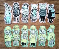 廃盤 レア ヒグチユウコ★ホルベイン マステ カット『擬人化＆パン屋』１２柄
