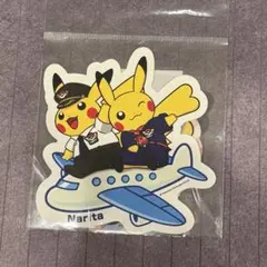 【3/22 〆】成田空港限定 ポケモン ピカチュウ ステッカー 3枚セット