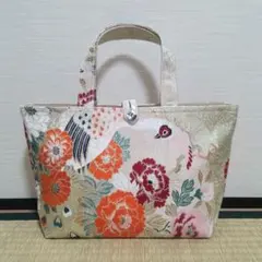 名古屋帯 トートバッグ ハンドメイド リメイク