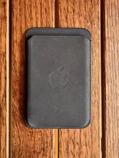 Apple MagSafe対応 ファインウーブンウォレット ブラック