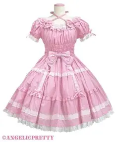 未使用級】Angelic Pretty キャミティアードワンピース ジャンスカ 