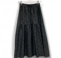 【CLASSY.掲載】DRESSTERIOR /フロッキードットスカート