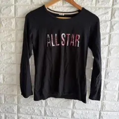 CONVERSE ALL STAR 長袖カットソー ブラックのサムネイル