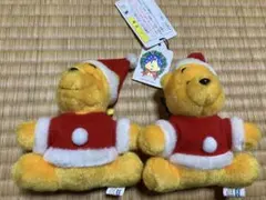 東京ディズニーランド プーさん クリスマス ぬいぐるみバッジ