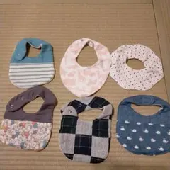 【新品未使用】スタイ・よだれかけ 6枚セット