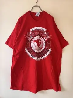 No.7078 USA古着 96 WORLD SERIES Tシャツ XL 野球のサムネイル
