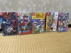 ス*ン様 Nintendo Switch ソフトケース5点まとめ売り ケースのみ