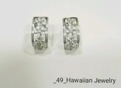 ✨新品✨ハワイアンジュエリー　プルメリアピアス