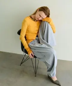maison special Neck Bicolor Comfort Topのサムネイル