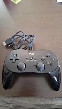 Wii コントローラー ブラック 有線