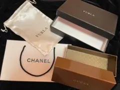 グッチ　GUCCI シャネル　CHANEL フルラ　FURLA 空箱　紙袋