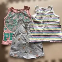 タンクトップ3枚セット 90cm