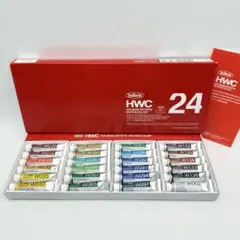 新品未使用 ホルベイン 透明水彩絵具 W405 5ml 24色セット 3405のサムネイル