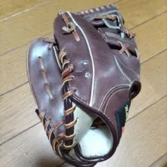 ブラウンレザー 軟式グローブ 右手用